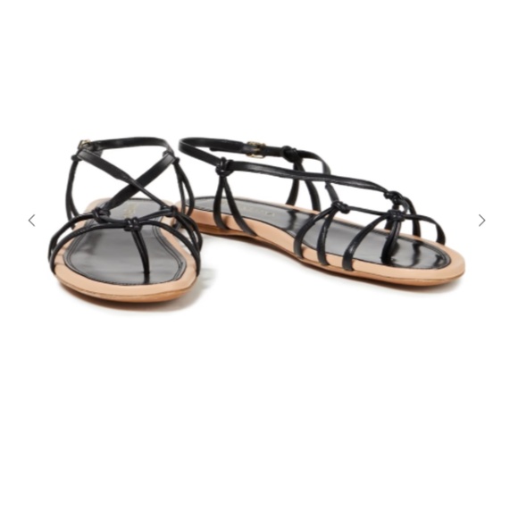 Zimmerman Knotted Leather Slingback Sandals Sz. 38 - Picture 1 of 8